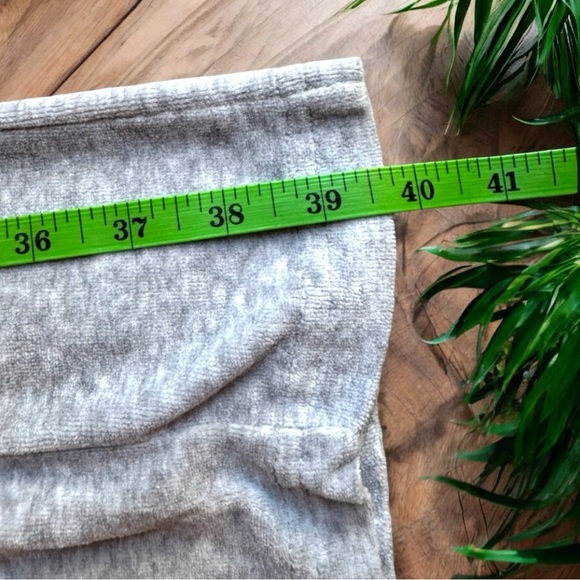 GOOD AMERICAN High Waist Heather Grey Sweatpants - Size 1 / Small - Picture 10 of 14